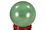 Polished Green Aventurine Sphere - China #116004-1